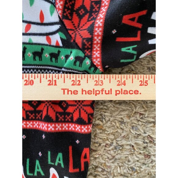 Dec 25th Christmas Light-Up Llama Holiday Onesie Pajamas XXL Festive Polyester - Picture 9 of 9